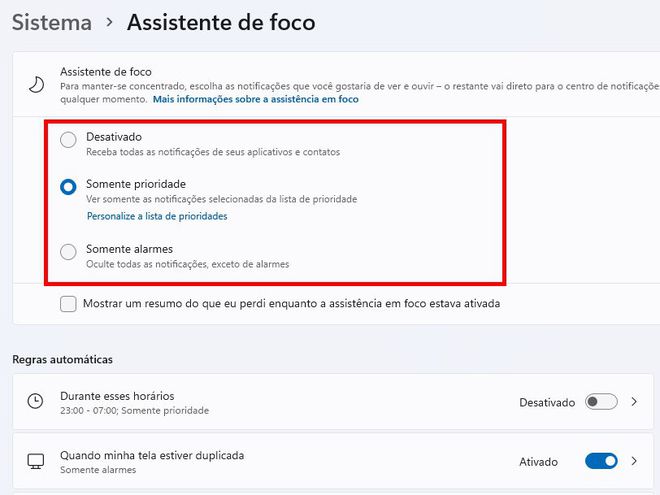 Como usar o assistente de foco no Windows 11 - 8