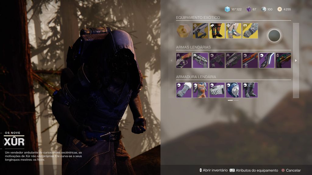 Destiny 2: onde está Xur (08/10 a 12/10) - 3