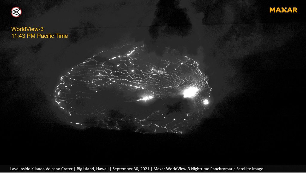 Erupção do vulcão Kilauea é fotografada do espaço; veja imagens - 3