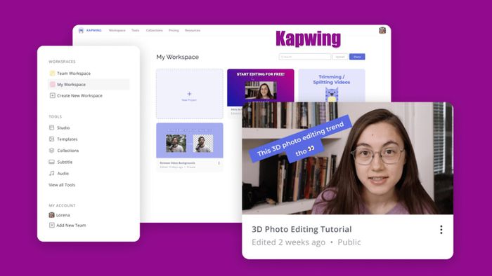 Kapwing: como colocar legenda em vídeo - 1