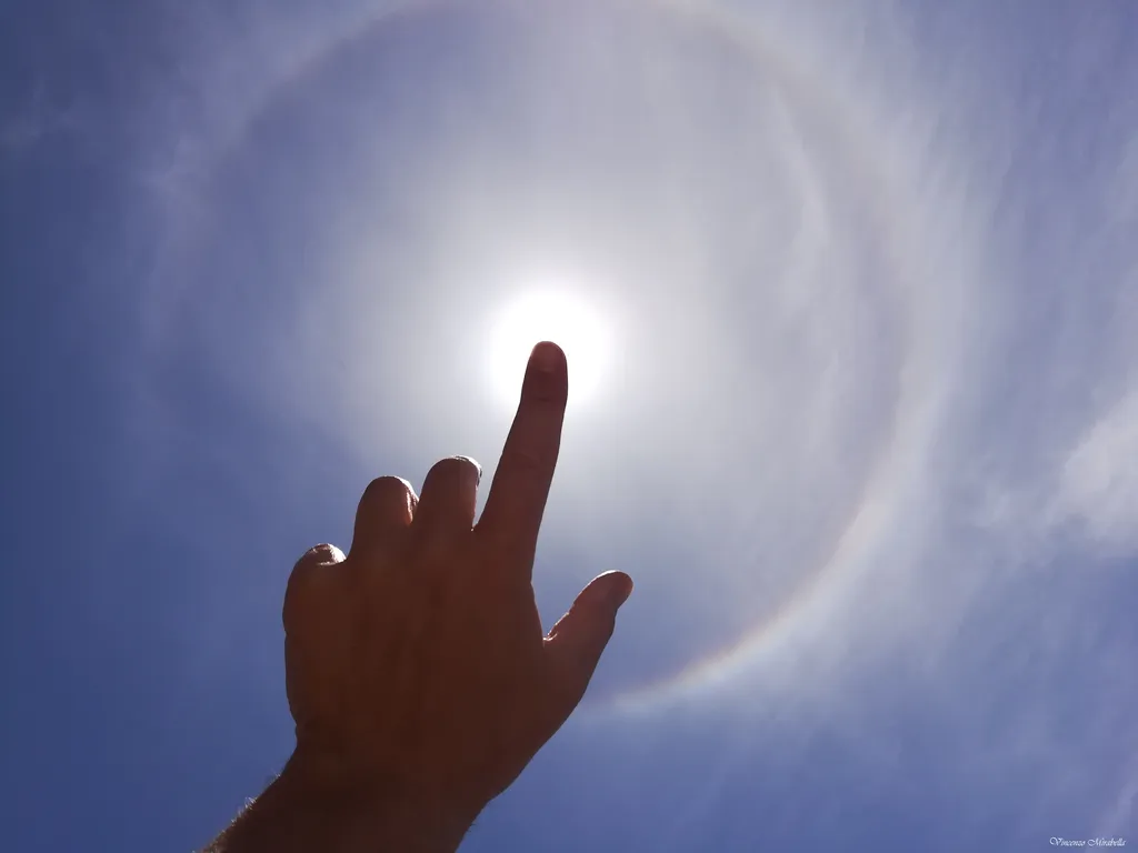 Como se forma um halo solar? - 2