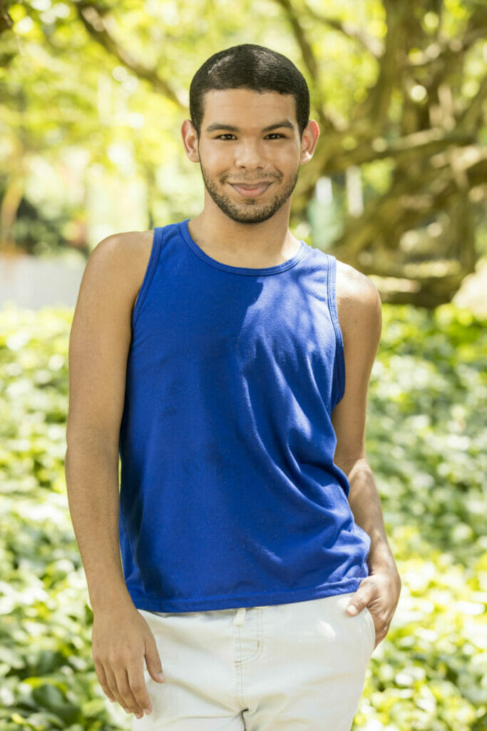 Viny nos bastidores da TV Globo (Divulgação)