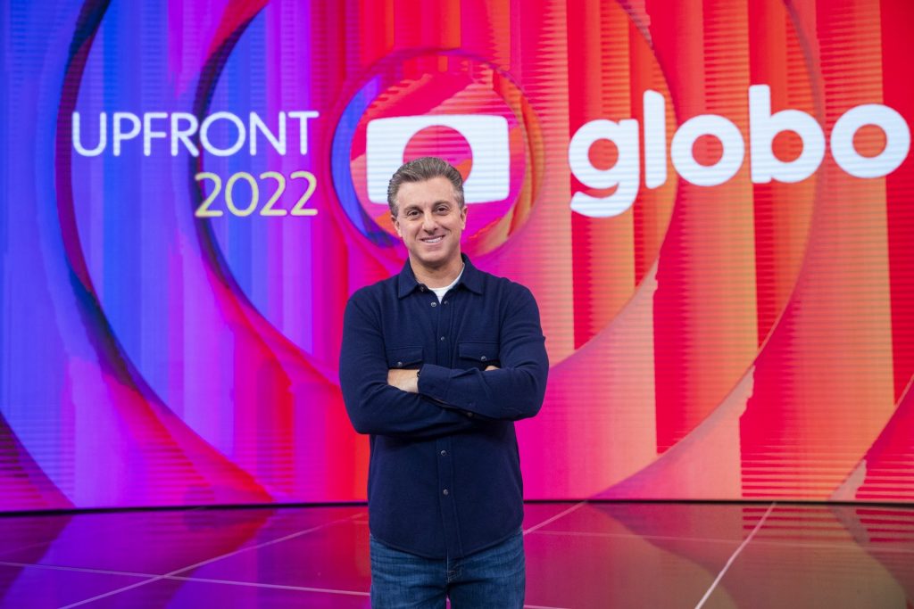 Luciano Huck nos bastidores da TV Globo (Divulgação)