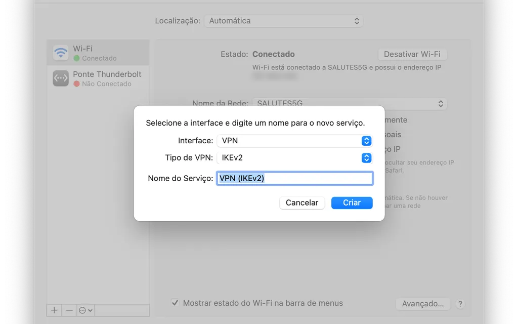 Como configurar uma VPN no macOS - 3