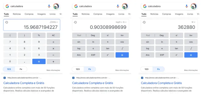 5 dicas para usar a calculadora do Google - 5