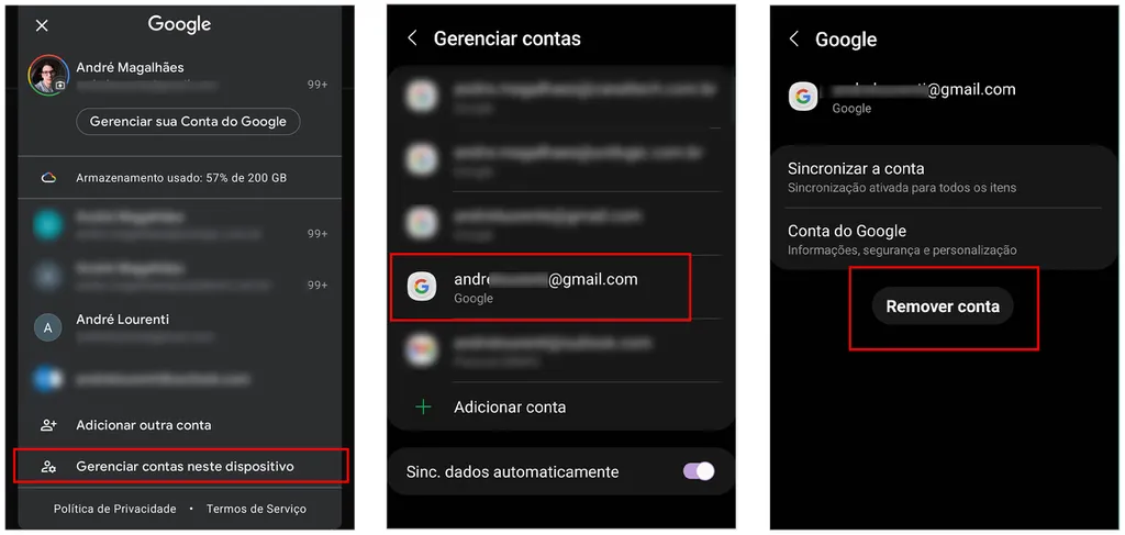 Como entrar em outra conta do Gmail no celular - 3