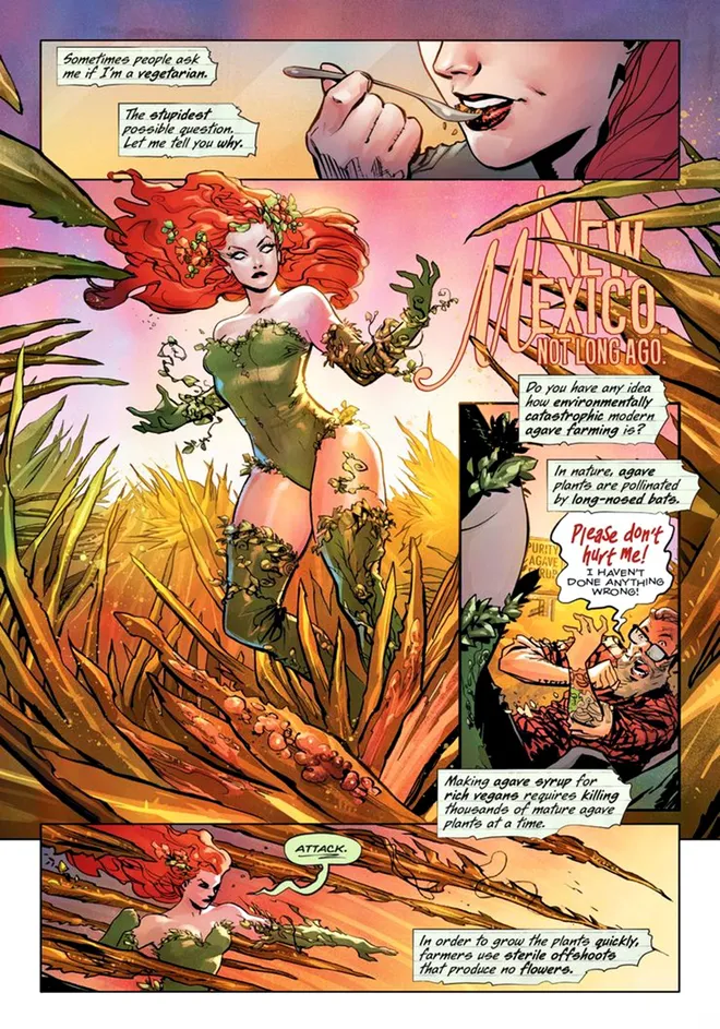 DC finalmente responde se Hera Venenosa é vegana ou carnívora - 2