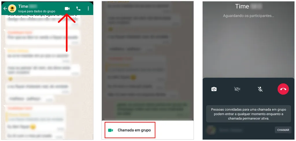 Como fazer chamada de vídeo no WhatsApp - 3