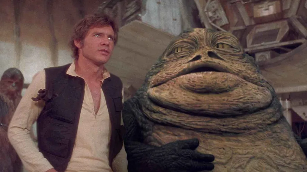 Como o Jabba, o Hutt foi feito em Star Wars? - 3