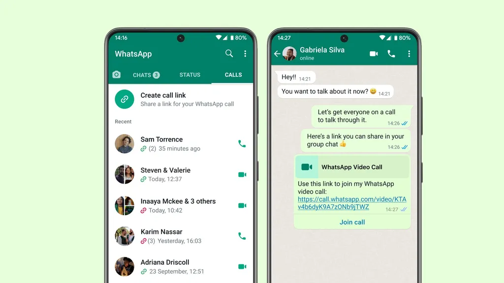 WhatsApp lança links de chamadas compartilháveis no estilo Zoom - 2