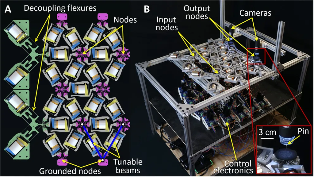 Cientistas usam IA para criar rede neural mecânica com 