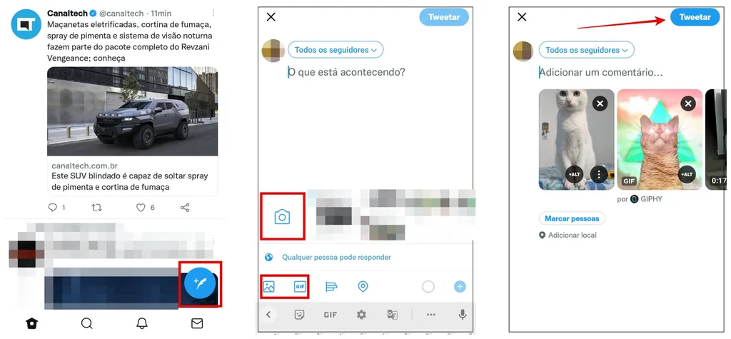 Como colocar GIF, foto e vídeo em um mesmo Tweet - 2