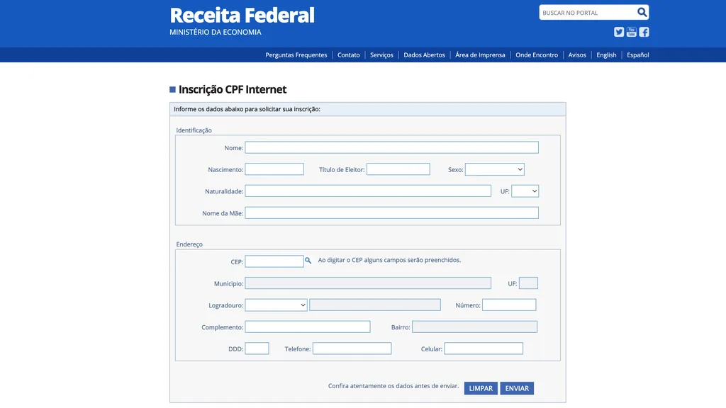 Como tirar a segunda via do CPF pela internet | Guia completo - 2