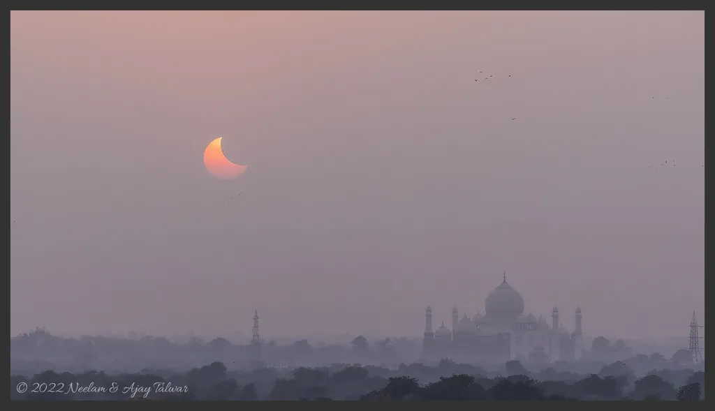 Destaque da NASA: eclipse solar parcial é a foto astronômica do dia - 2