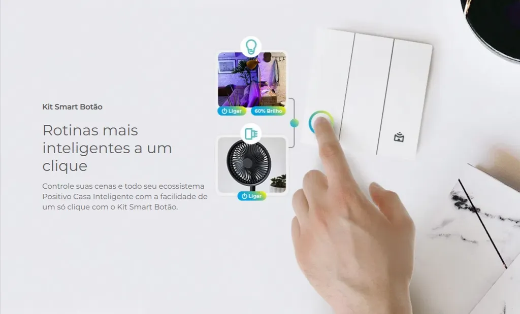 Positivo lança Smart Botão para conectar dispositivos de casa inteligente - 2