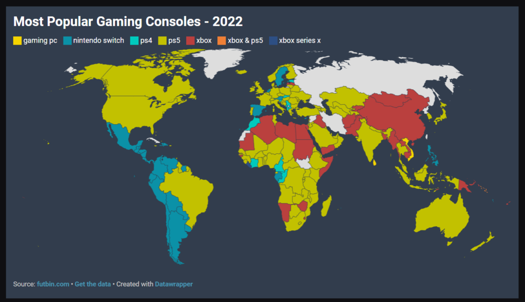 Estudo afirma que PS5 é o console mais popular em mais de 100 países - 2