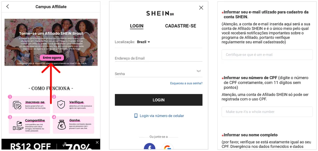 Como ser afiliado na Shein | Guia Prático - 2