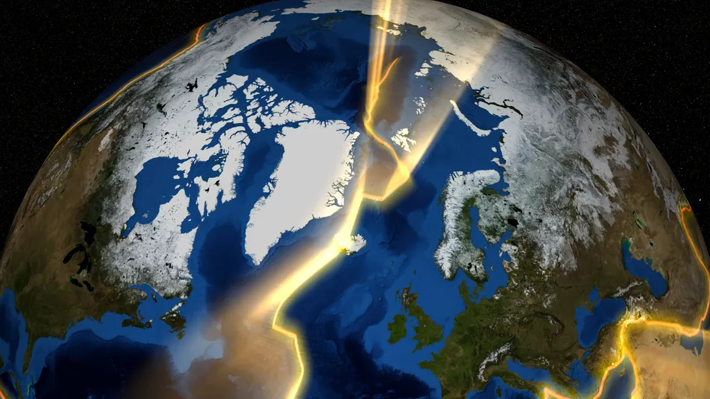 O movimento das placas tectônicas não esteve presente em todas as eras de evolução da Terra e os primeiros milhões de anos dessa atividade ainda é de interesse de pesquisa para os cientistas (Imagem: NASA)