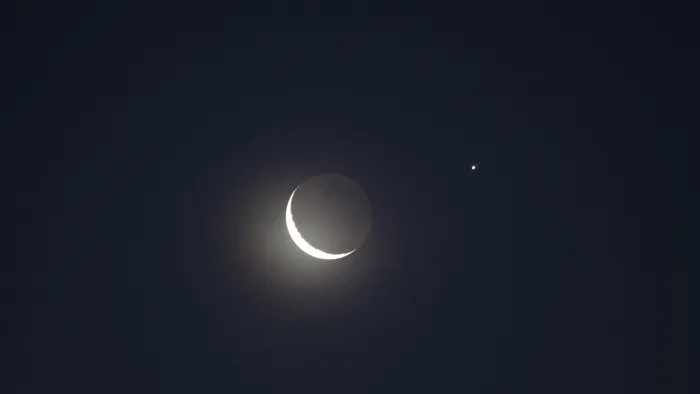 Observatório da Unesp fotografa bela conjunção da Lua com Júpiter - 1