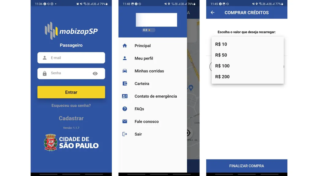 MobizapSP | Rival de Uber e 99 da prefeitura de SP já está disponível - 2