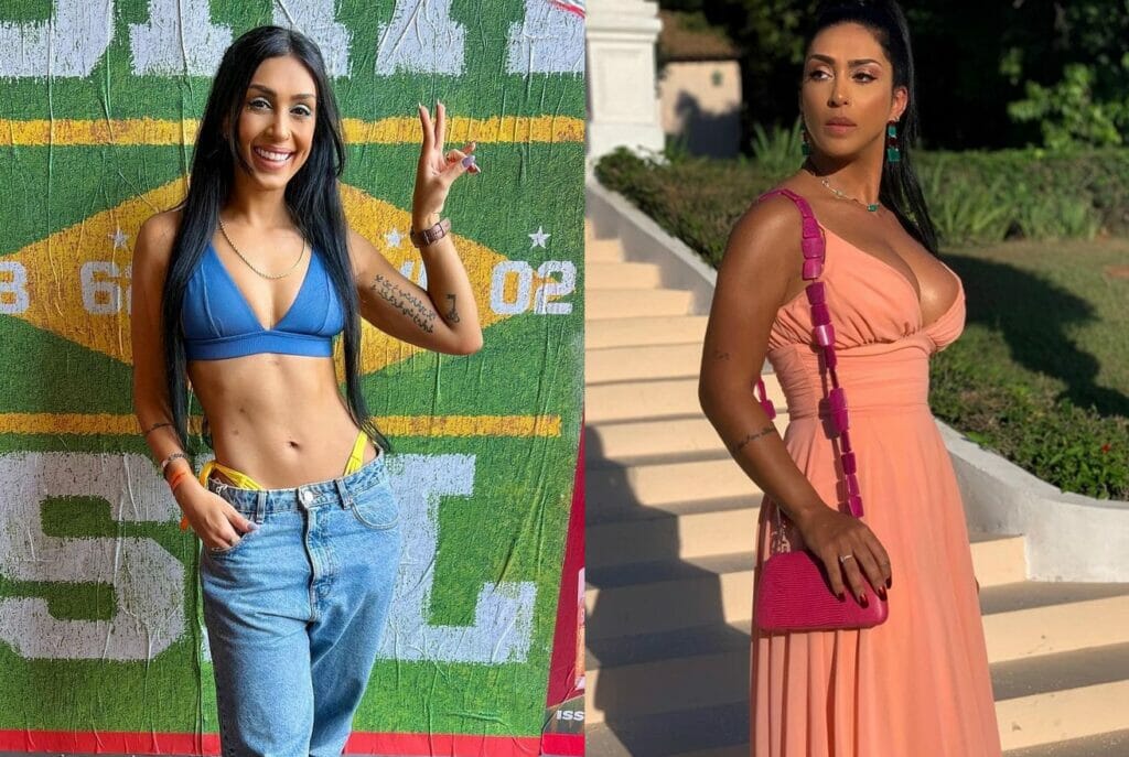 Amanda Djehdian antes e depois