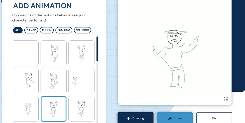 Criando animações divertidas a partir de desenhos com o Animated Drawings