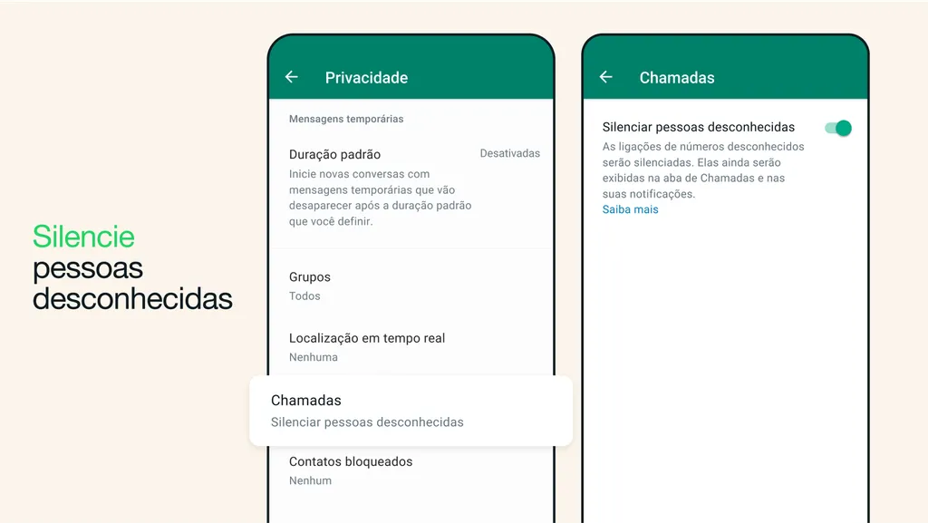 Agora é possível silenciar chamadas de desconhecidos no WhatsApp; saiba como - 2