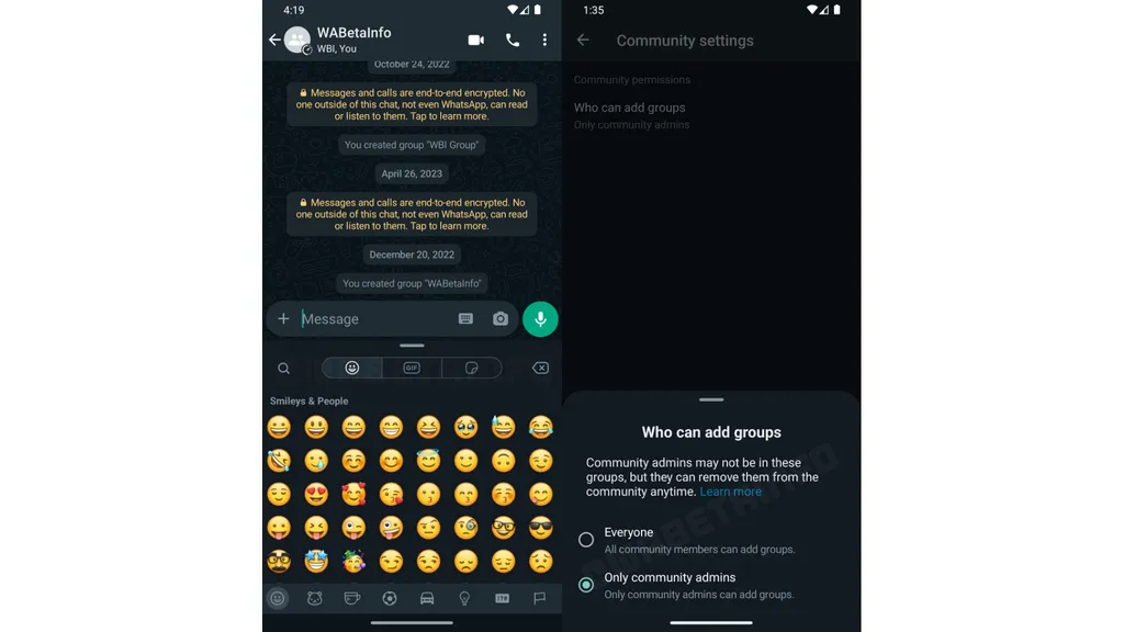 WhatsApp Beta enfim libera o novo teclado de emojis - 2