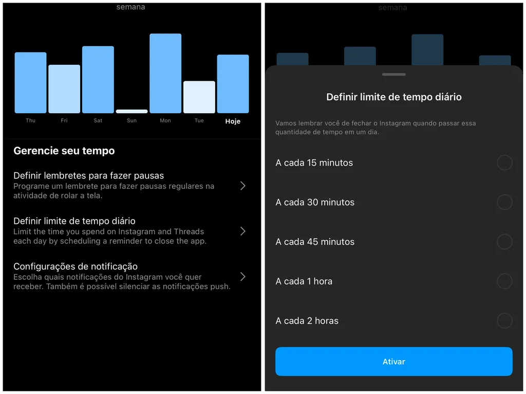 Como definir um limite de tempo de uso no Instagram - 3