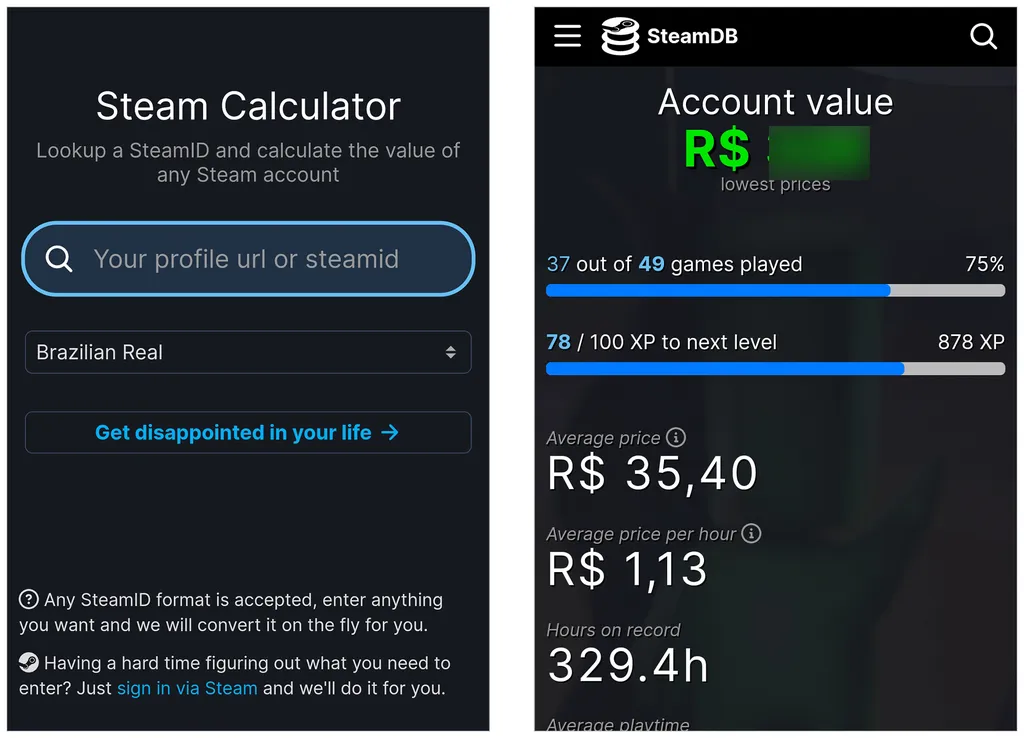 Como saber quanto vale sua conta na Steam - 6