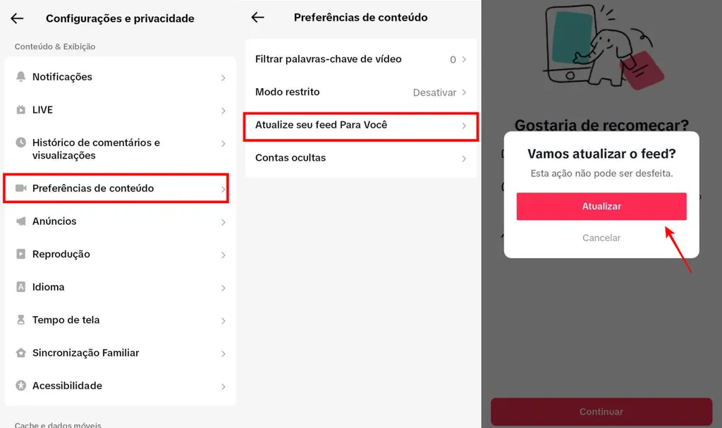 Mundo Positivo For You Como Resetar O Feed Para Você Do Tiktok Mundo Positivo 9617