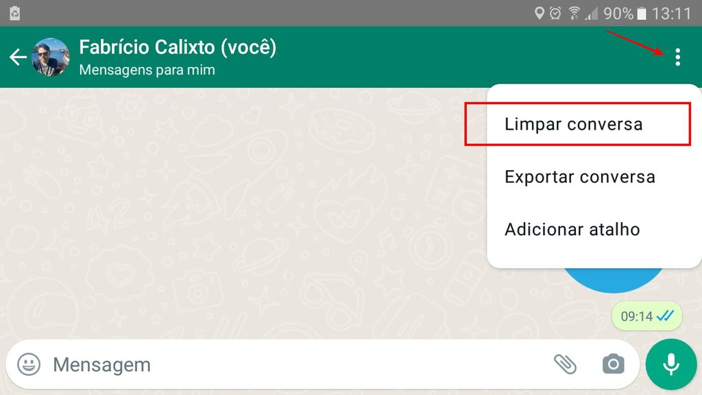 Como limpar conversas do WhatsApp em todos os aparelhos - 2