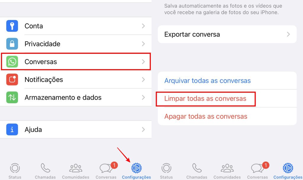 Como limpar conversas do WhatsApp em todos os aparelhos - 7