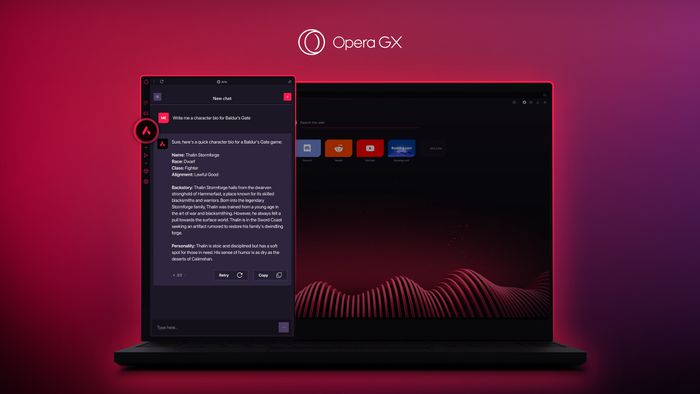 IA Aria chega ao navegador gamer Opera GX - 1