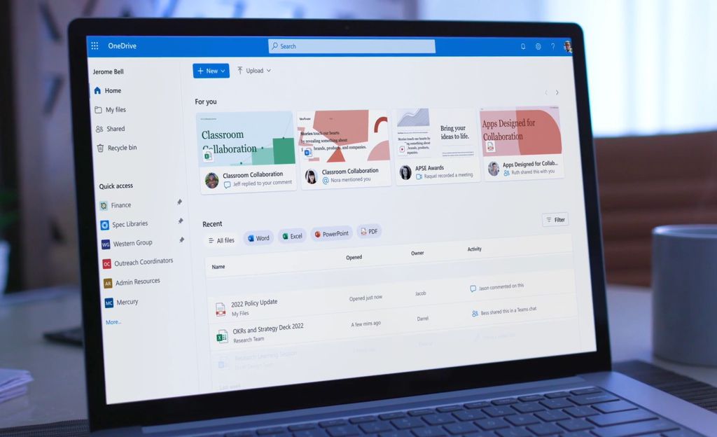 OneDrive terá modo offline para trabalhar mesmo sem conexão à internet (Imagem: Reprodução/Microsoft)