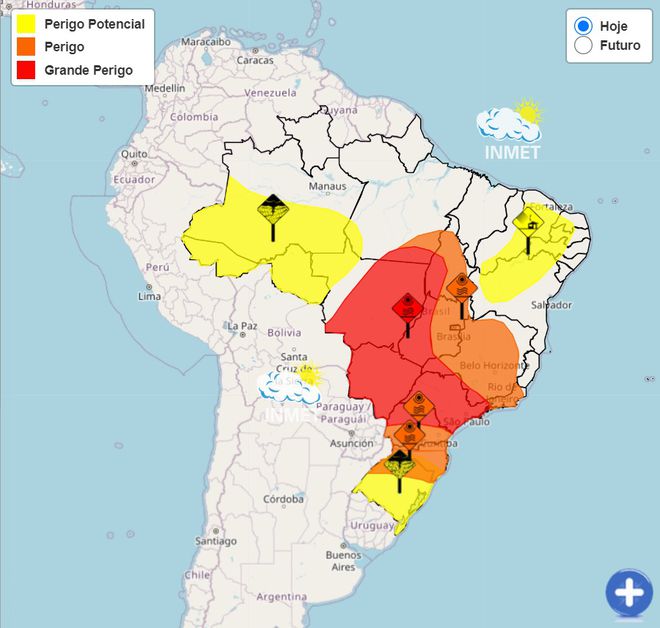 Onda de calor: Inmet emite alerta de 