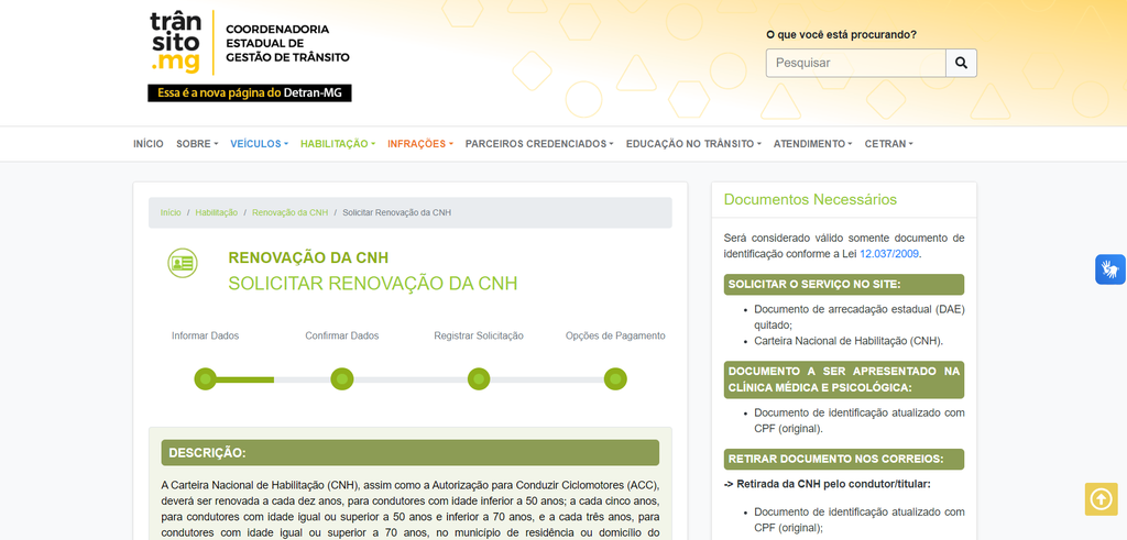 Como renovar a CNH online em 26 estados e no DF | Guia Prático - 13