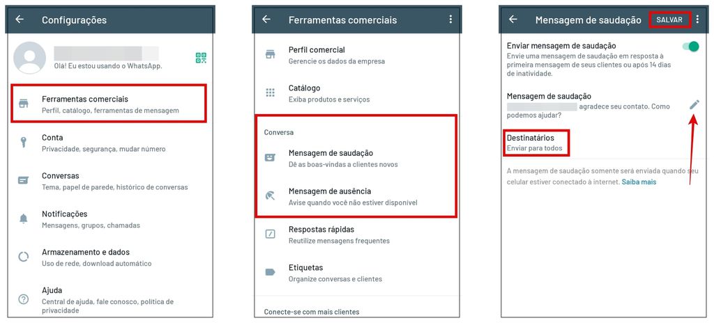 Como colocar mensagem automática no WhatsApp - 2