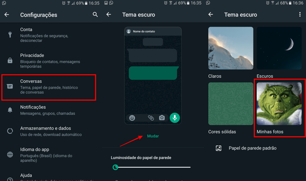 Como deixar o WhatsApp no clima de Natal e Ano Novo - 4