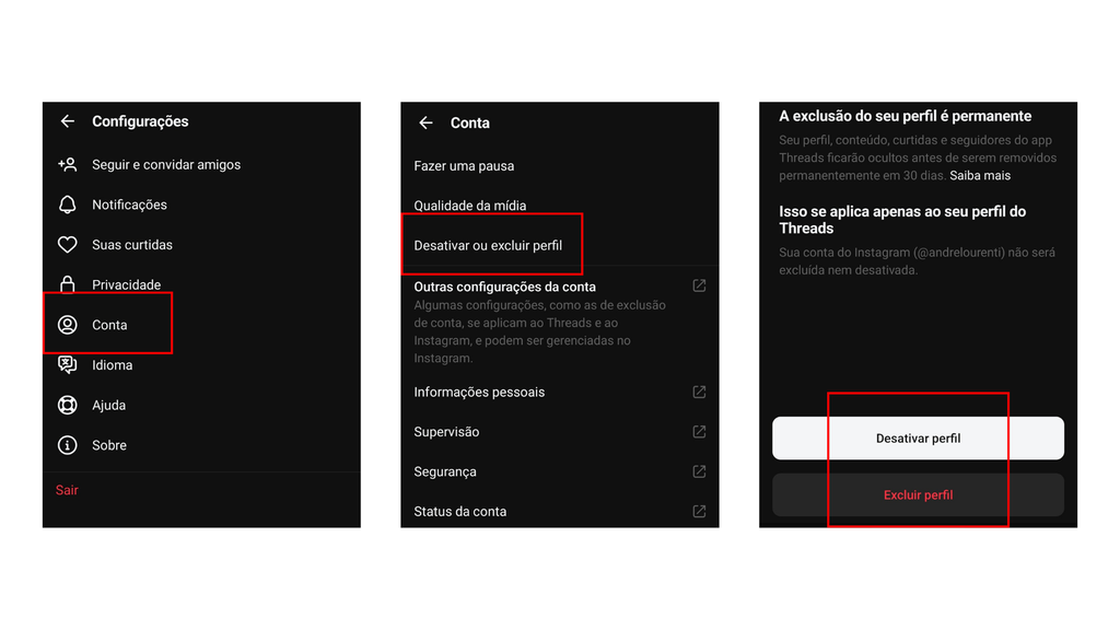 Como excluir o Threads sem perder o Instagram - 2