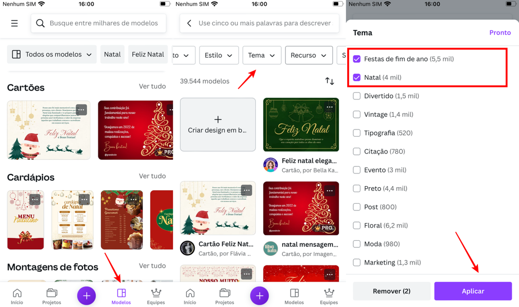 Como fazer um cartão de Natal e Boas Festas para WhatsApp - 2