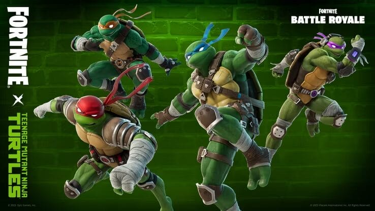 Fortnite revela oficialmente skins das Tartarugas Ninja - 3