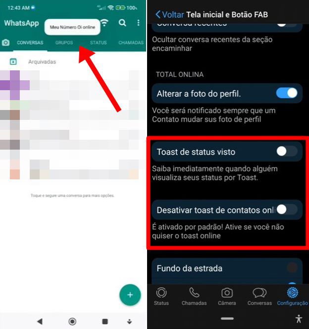 O que é toast no WhatsApp? - 2