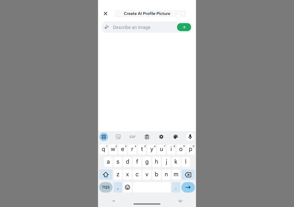 Ferramenta para gerar foto de perfil com IA está em desenvolvimento no WhatsApp (Imagem: Reprodução/WABetaInfo)