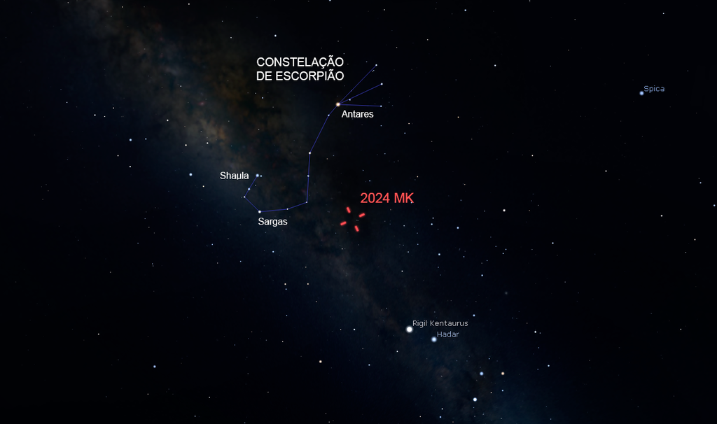 Asteroide passará pela Terra e será visível no fim de semana - 2