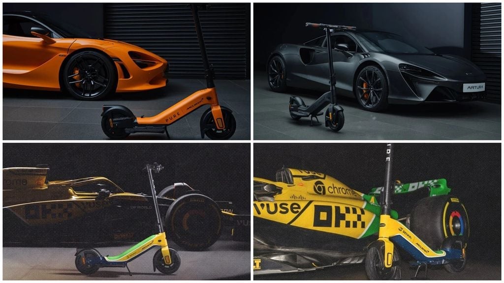 McLaren lança linha de patinetes elétricos com homenagem a Senna - 2