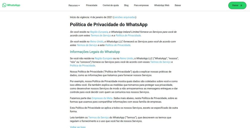 WhatsApp pode ser multado em R$ 1,7 bilhão por violar lei do Brasil - 2